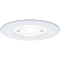 LED-alasvalo Paulmann Nova, Ø78mm, GU10, IP44, 4.9W, 550lm, 4000K, mattavalkoinen