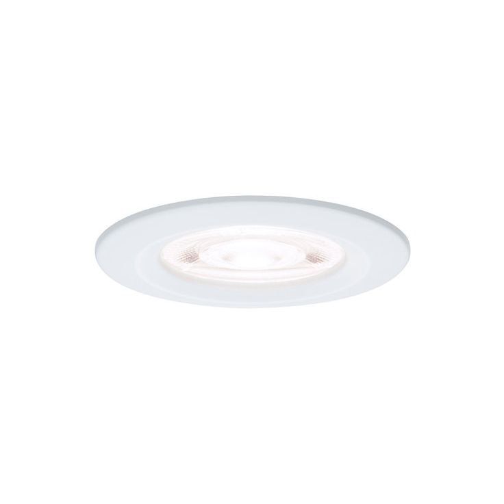 LED-alasvalo Paulmann Nova, Ø78mm, GU10, IP44, 4.9W, 550lm, 4000K, mattavalkoinen