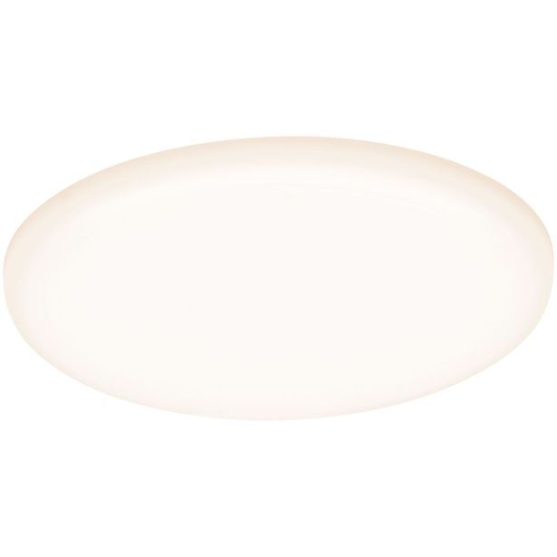 Upotettava LED-paneeli Paulmann Veluna, IP44, Ø12.5cm, 8.5W, 3000K, satiini