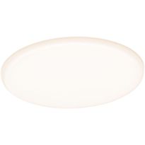 Upotettava LED-paneeli Paulmann Veluna, IP44, Ø18.5cm, 17W, 3000K, satiini