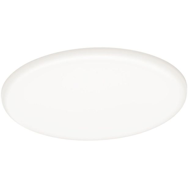 Upotettava LED-paneeli Paulmann Veluna, IP44, Ø18.5cm, 17.5W, 4000K, satiini