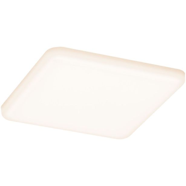 Upotettava LED-paneeli Paulmann Veluna, IP44, 12.5x12.5cm, 8.5W, 3000K, satiini