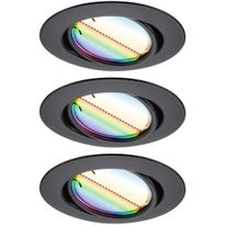 Upotettava LED-valaisin Paulmann Base Coin, 3kpl, Smart Home Zigbee 3.0, Ø90mm, himmennettävä, RGBW+, eri värejä