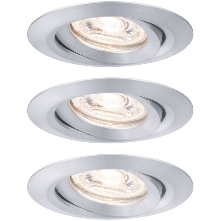 Upotettava LED-valaisin Paulmann Nova Mini Plus Coin, 3kpl, Ø66mm, 300lm, 2700K, himmennettävä, eri värejä