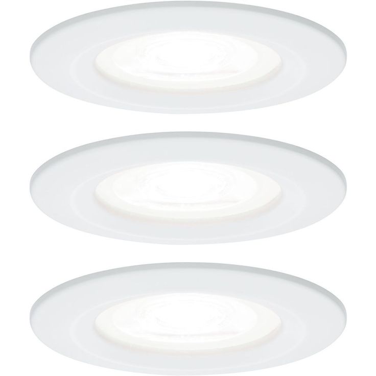 Upotettava LED-valaisin Paulmann Nova Rigid, 3kpl, IP44, Ø78mm, GU10, 6.5W, 4000K, eri värejä