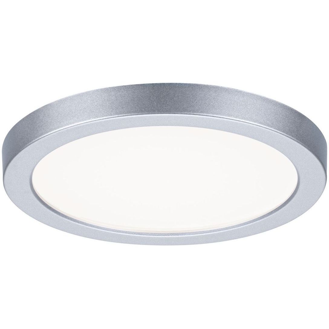 Upotettava LED-paneeli Paulmann VariFit Areo, IP44, Ø11.8cm, 6.5W, 4000K, mattakromi
