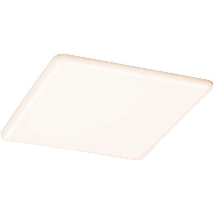 Upotettava LED-paneeli Paulmann VariFit Veluna, IP44, 21.5x21.5cm, 21W, 3000K, himmennettävä, satiini