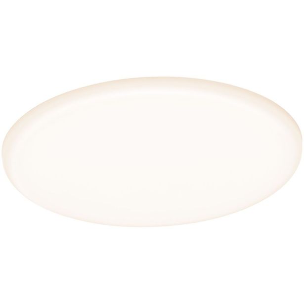 Upotettava LED-paneeli Paulmann VariFit Veluna, IP44, Ø18.5cm, 17W, 3000K, himmennettävä, satiini