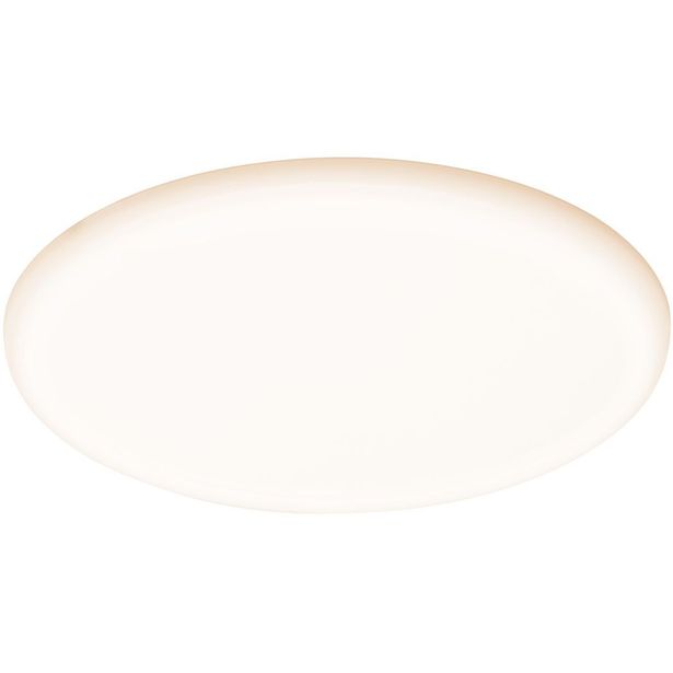 Upotettava LED-paneeli Paulmann VariFit Veluna, IP44, Ø21.5cm, 21W, 3000K, himmennettävä, satiini