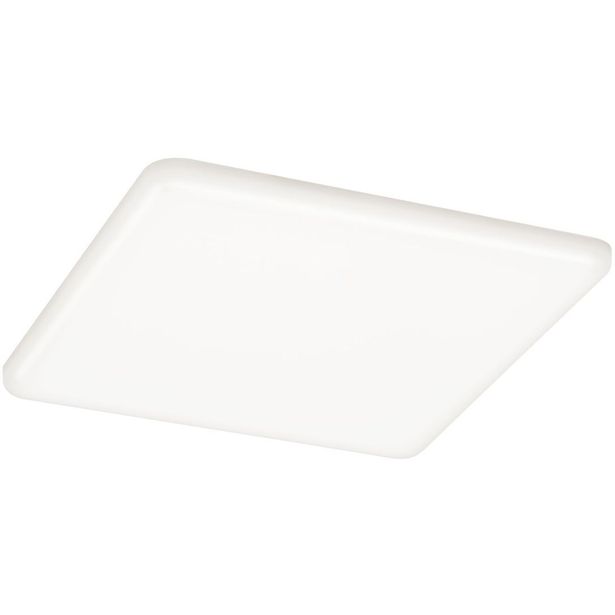 Upotettava LED-paneeli Paulmann VariFit Veluna, IP44, 18.5x18.5cm, 17.5W, 4000K, himmennettävä, satiini