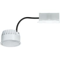 LED-alasvalo Paulmann Base Coin, 51mm, 5W, 370lm, 3000K, himmennettävä, opaali