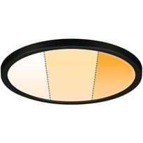 Upotettava LED-paneeli Paulmann VariFit Areo, IP44, Ø23cm, 16W, säädettävä värilämpötila, musta