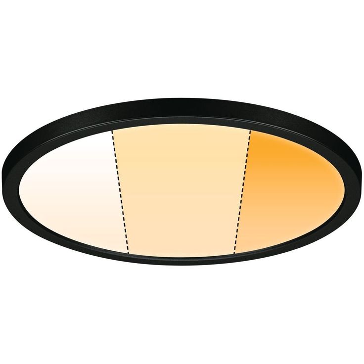 Upotettava LED-paneeli Paulmann VariFit Areo, IP44, Ø23cm, 16W, säädettävä värilämpötila, musta