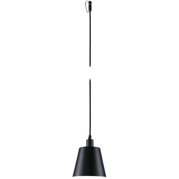 Riippuvalaisin Paulmann Plug & Shine Kofia, IP44, 3000K, 2W, antrasiitti