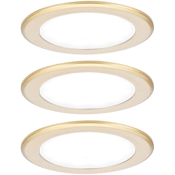 LED-kalustevalaisin Paulmann Ø65mm 4000K upotettava 2.5W 180lm mattakulta, 3kpl/pkt