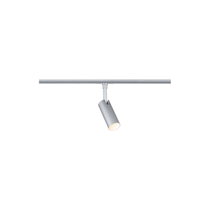 Kiskospotti Paulmann URail Tubo, 300lm, 4W, 2700 - 4000K, kolmiportaisesti himmennettävä, mattakromi
