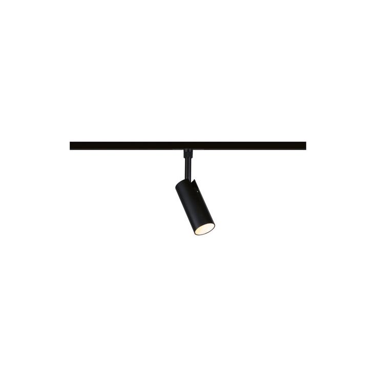 Kiskospotti Paulmann URail Tubo, 200lm, 4W, 2700 - 4000K, kolmiportaisesti himmennettävä, mattamusta