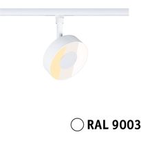 Kiskospotti Paulmann URail Circle, 280lm, 5W, 2700 - 4000K, kolmiportaisesti himmennettävä, valkoinen