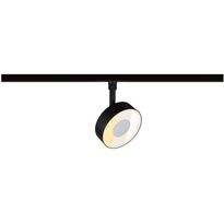 Kiskospotti Paulmann URail Circle, 180lm, 5W, 2700 - 4000K, kolmiportaisesti himmennettävä, mattamusta