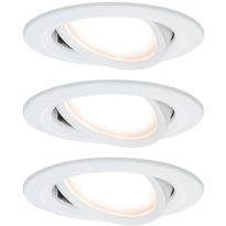 Alasvalosetti Paulmann Nova, Ø84mm, himmennettävä, suunnattava, valkoinen, Verkkokaupan poistotuote