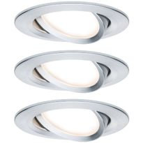 Alasvalosetti Paulmann Nova, Ø84mm, himmennettävä, suunnattava, alumiini