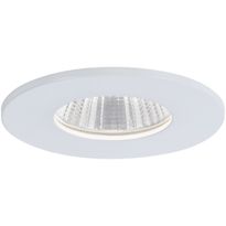 Upotettava LED-valaisin Paulmann Calla Rigid, IP65, Ø80mm, 7W, 370lm, 4000K, mattavalkoinen