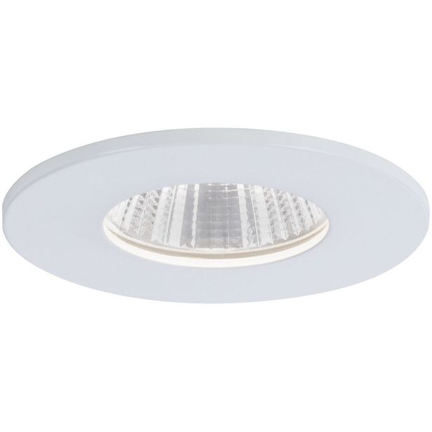 Upotettava LED-valaisin Paulmann Calla Rigid, IP65, Ø80mm, 7W, 370lm, 4000K, mattavalkoinen