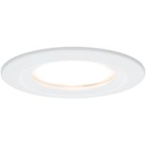 Upotettava LED-valaisin Paulmann Nova Plus Coin Rigid, IP44, Ø78mm, 6W, 470lm, 2700K, himmennettävä, mattavalkoinen