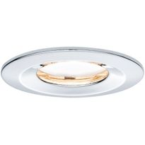 Upotettava LED-valaisin Paulmann Nova Plus Coin Rigid, IP65, Ø78mm, 6W, 470lm, 2700K, himmennettävä, kromi