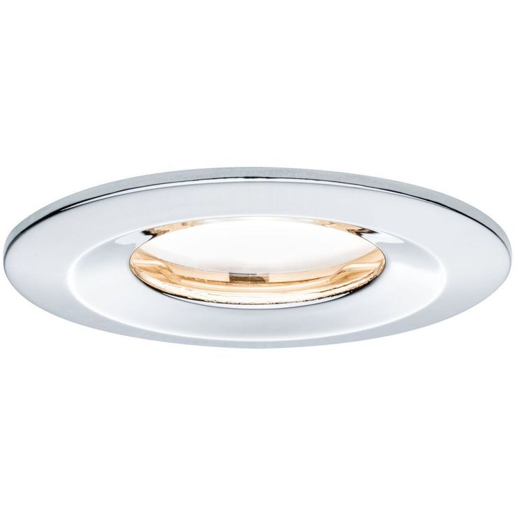 Upotettava LED-valaisin Paulmann Nova Plus Coin Rigid, IP65, Ø78mm, 6W, 470lm, 2700K, himmennettävä, kromi