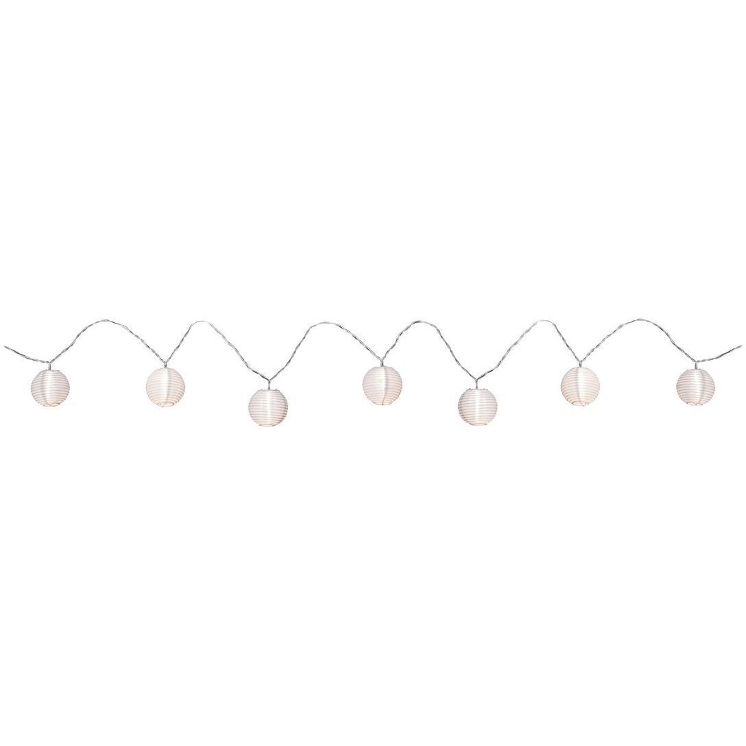 LED-valoketju Paulmann Fairy lights, IP44, 3.6m, 3000K, paristokäyttöinen, valkoinen