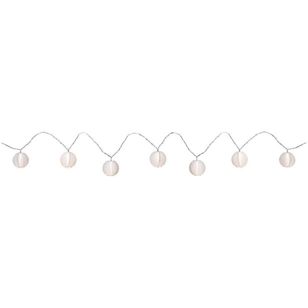LED-valoketju Paulmann Fairy lights, IP44, 3.6m, 3000K, paristokäyttöinen, valkoinen
