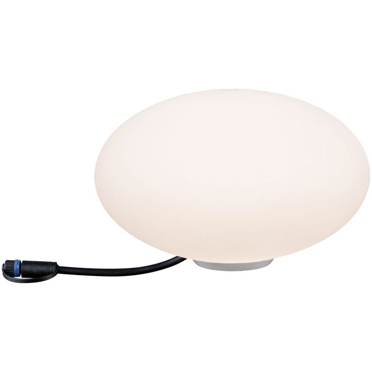 LED-ulkovalaisin Paulmann Plug & Shine Stone, IP67, 3000K, valkoinen