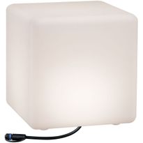 LED-ulkovalaisin Paulmann Plug &amp; Shine Cube, IP67, 3000K, valkoinen