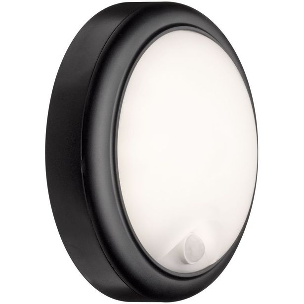 LED-ulkoseinävalaisin liiketunnistimella Paulmann, IP44, 180mm, 3000K, 15W, 1050lm, harmaa