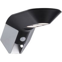 LED-ulkoseinävalaisin aurinkokennolla Paulmann Soley, IP44, 3000K, liiketunnistin, antrasiitti