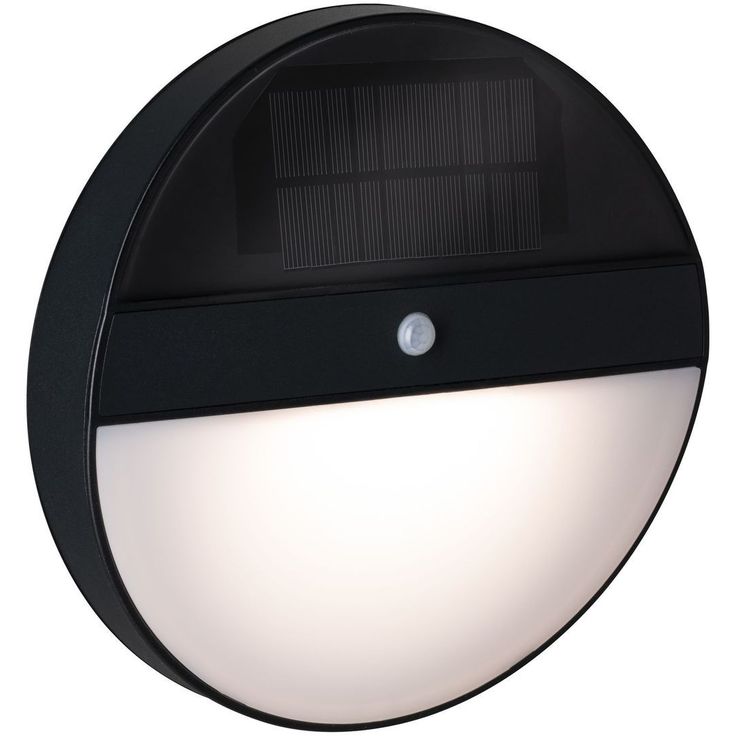 LED-ulkoseinävalaisin aurinkokennolla Paulmann Elios, IP44, 3000K, liiketunnistin, antrasiitti