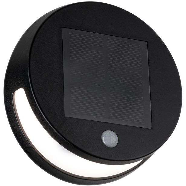 LED-ulkoseinävalaisin aurinkokennolla Paulmann Helena, IP44, 3000K, liiketunnistin, antrasiitti