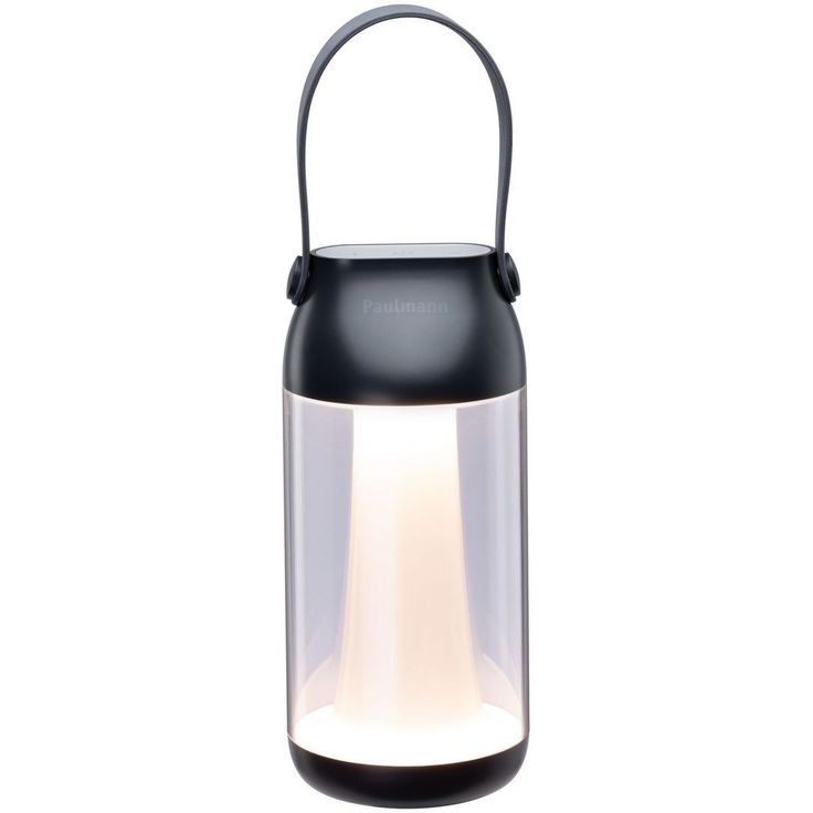 LED-lyhty Pulmann Cupulino, IP44, 3000K, USB-ladattava, himmennettävä