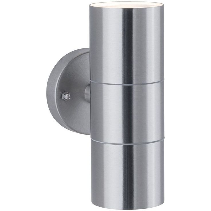 Ulkoseinävalaisin Paulmann Flame, IP44, 6cm, rst