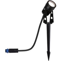 LED-puutarhaspotti Paulmann Plug &amp; Shine maapiikki IP65 3000K 3.5W musta