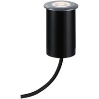 LED-terassivalaisin Paulmann Floor, IP67, 82mm, 3000K, 11W, 680lm, harmaa