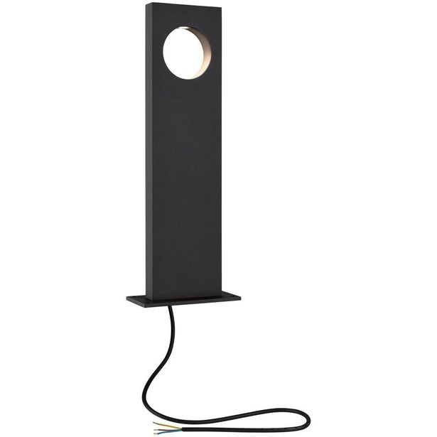 LED-pollarivalaisin Paulmann Ivo, IP65, 505mm, 3000K, 5.5W, 150lm, harmaa