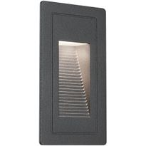 LED-ulkoseinävalaisin Paulmann High, IP44, 103x58mm, 3000K, 4W, 30lm, musta