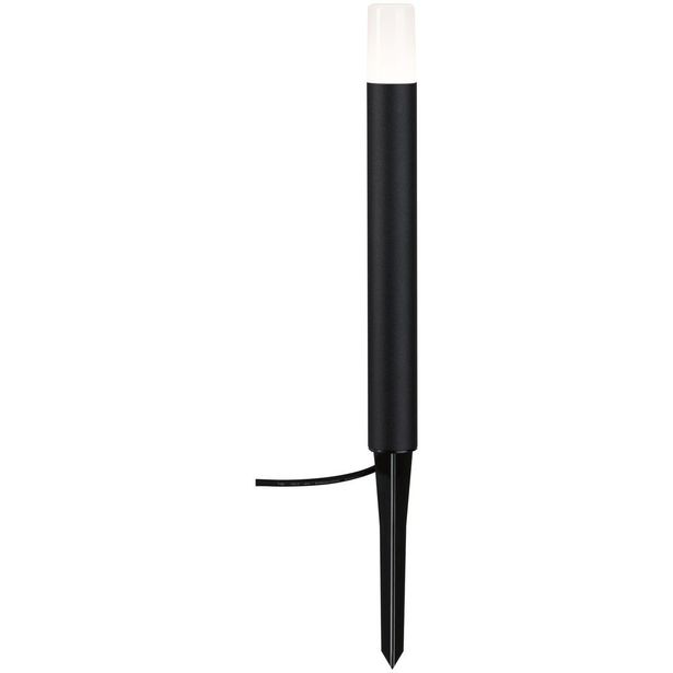 LED-pollarivalaisin Paulmann Flarea, IP65, 40cm, 3000K, musta
