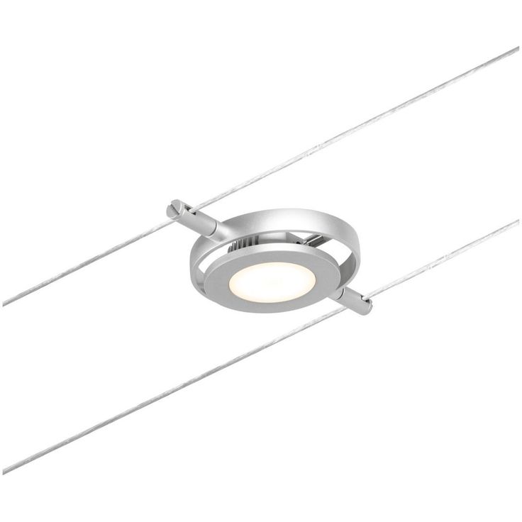 Vaijerivalaisin Paulmann CorDuo RoundMac, 200lm, 4.5W, 3000K, 12V, mattakromi