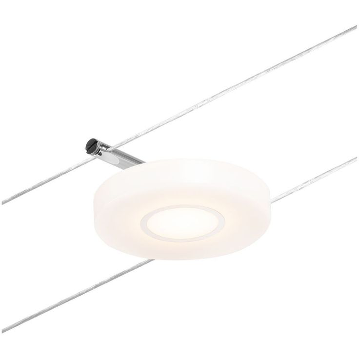 Vaijerivalaisin Paulmann CorDuo DiscLED, 200lm, 4.5W, 3000K, 12V, mattakromi