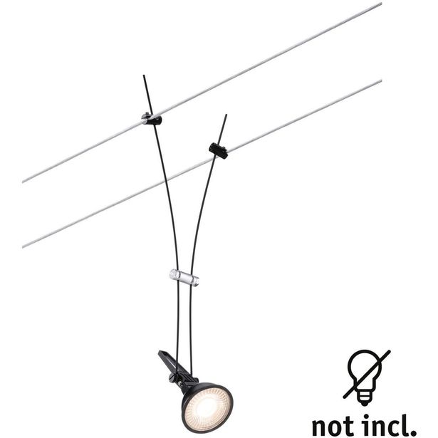 Vaijerivalaisin Paulmann CorDuo Comet, GU5.3, 12V, himmennettävä, eri värejä