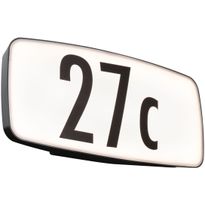 LED-numerovalaisin liike- ja hämärätunnistimella Paulmann Sheera, IP44, 27.6x7.3cm, 3000, antrasiitti