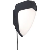 LED-ulkoseinävalaisin Paulmann Park + Light Ikosea, IP44, 3000K, antrasiitti